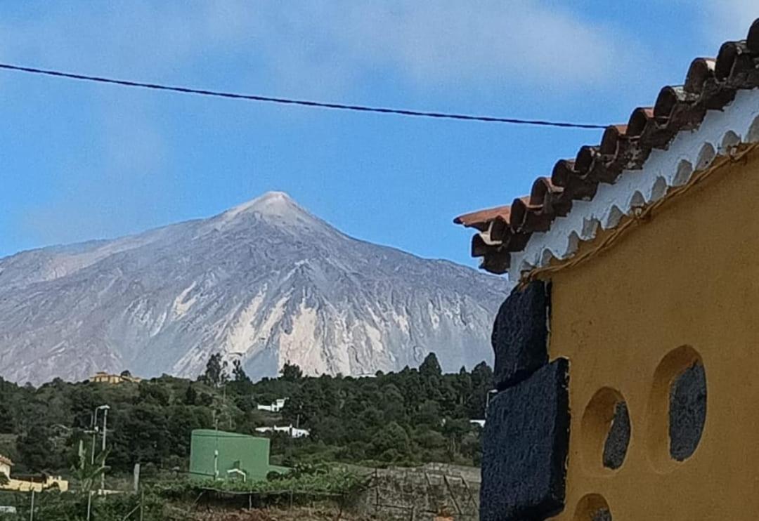 Tradicional Casa Canaria Con Piscina Y Vistas Al Teide Icod De Los Vinos Exterior foto