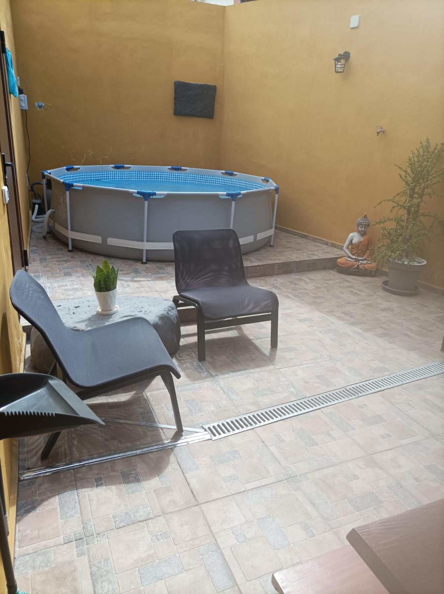 Tradicional Casa Canaria Con Piscina Y Vistas Al Teide Icod De Los Vinos Exterior foto
